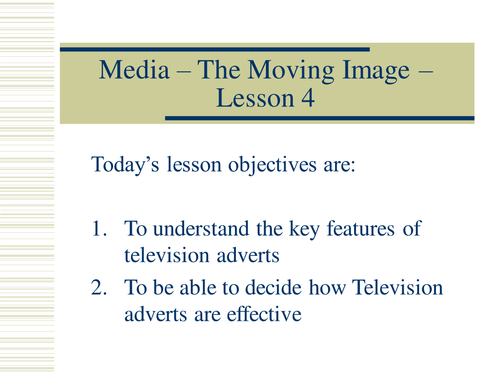 Advert Analysis Lesson & Resource - Mini Brand