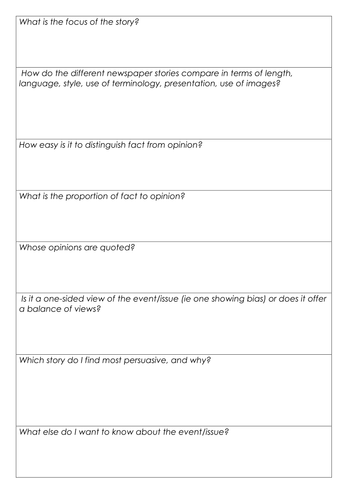 Citizenship / Media SOW Year 7/8 Lesson 1