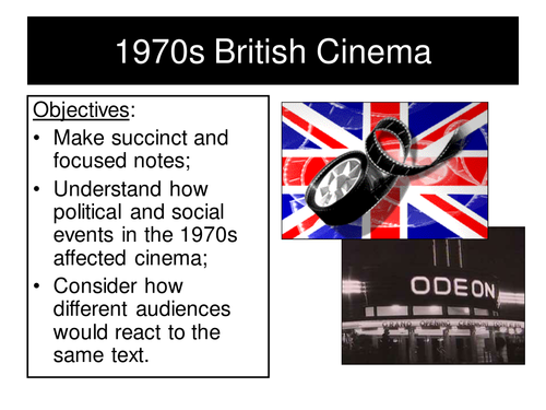 Film Through History Lesson 1970s