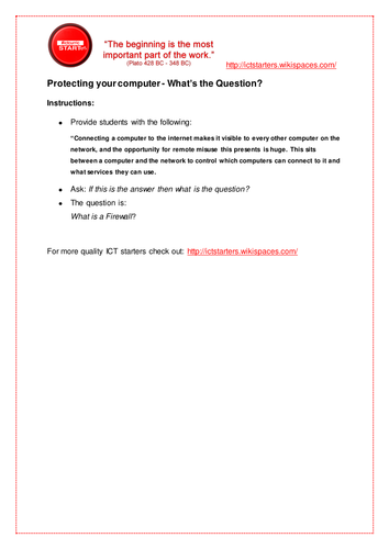 Protecting your computer - What’s the Question?