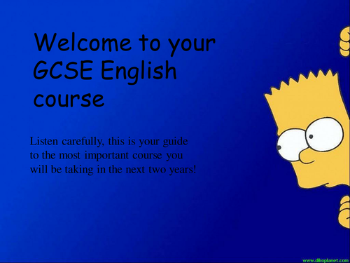 Introduction To English GCSE - To Adapt 1