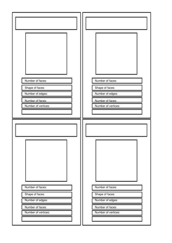 Investigating 3D shapes by Pompeygirl - Teaching Resources - Tes