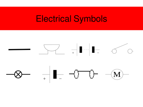 Electric Circuit Symbols | Teaching Resources