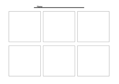 Comic Strip Template Free Download