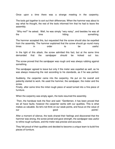 We are all different, but special