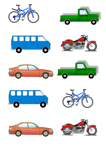 Road traffic survey pics and tick sheet