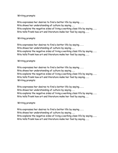 educating rita resource 3