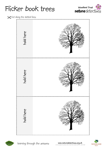 Trees - Tree Flicker Book