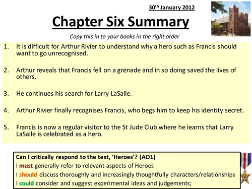 Heroes Lesson 6