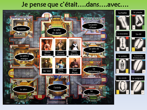 rooms of the house-Cluedo