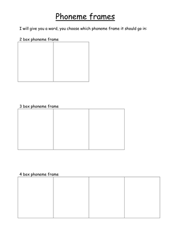 Selection of phoneme frames