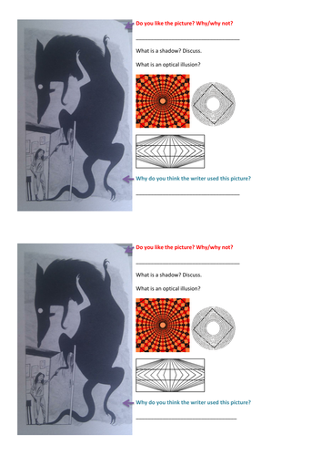 Coraline Chapter 1 Optical Illusions