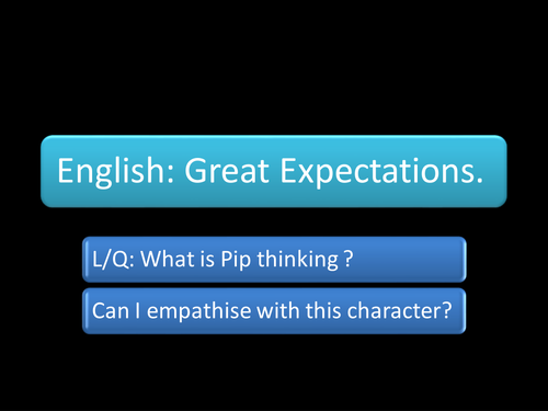 Pip in Love ? Great Expectations lesson