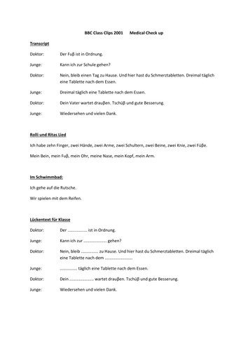 Transcript BBC Clip 2001