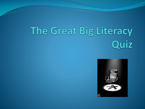 The Great Big Literacy Quiz