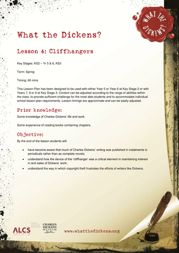 What the Dickens: Cliffhangers