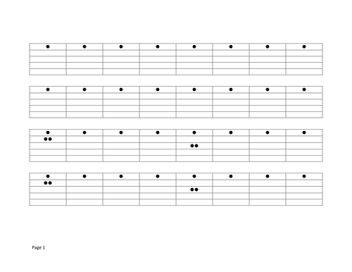 Drumming piece for 5