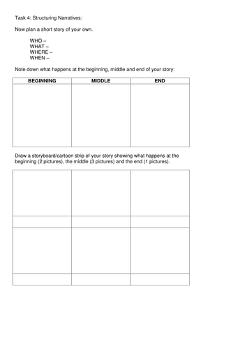 Structuring Narratives