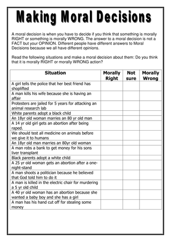 The Role of Conscience