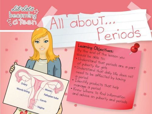a Teen All About...Periods Teaching Resources