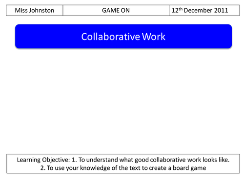 Invent your own game
