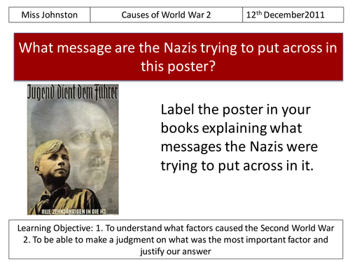 Lesson 13 - Causes of WWII