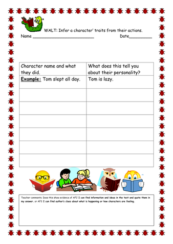 Reading Comprehension Inference Activity By Gjpacker84 Teaching