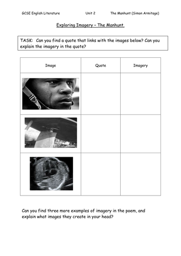 The Manhunt (Simon Armitage)