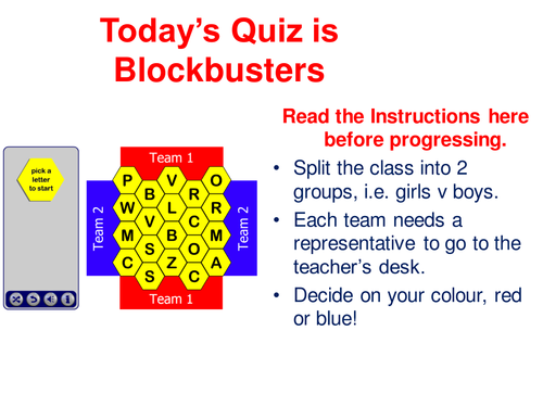 BlockBusters Interactive Game Lines and Angles