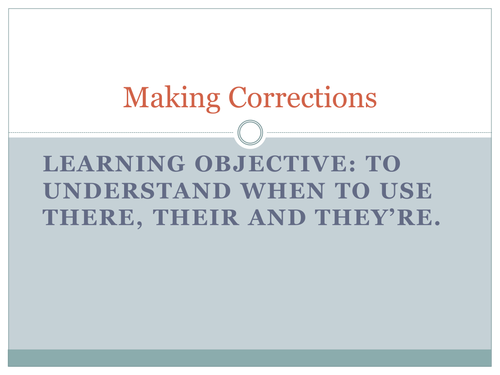 Lesson 3 - Writing to Describe