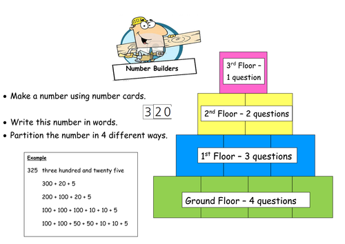 Number Builder Worksheet