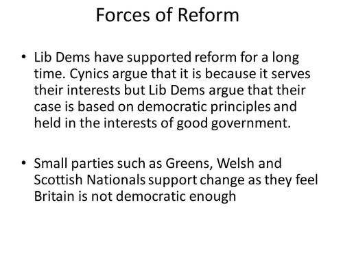 Unit 1 Lesson 5 Politics Party System