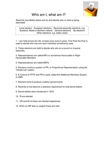 British electoral systems