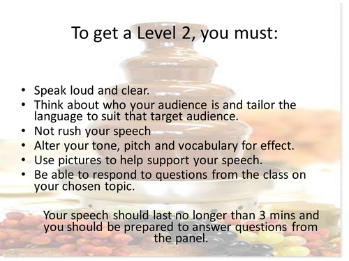 Level 2 Success Criteria