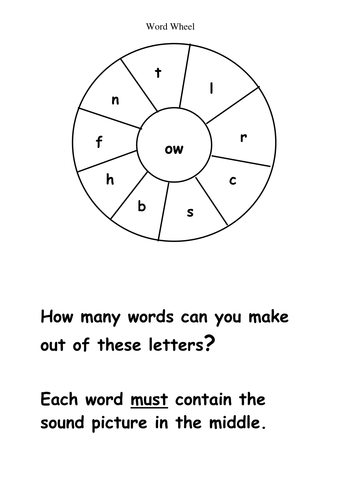 ow word wheel