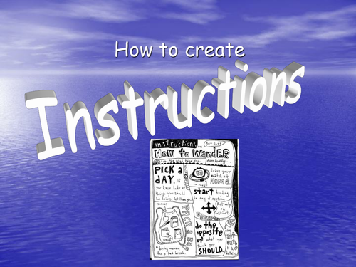 How to Write Instructions Tutorial