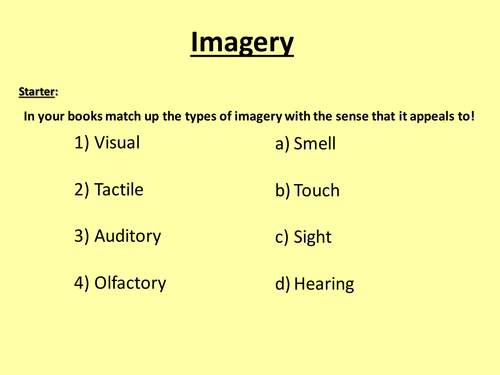 imagery for creative writing