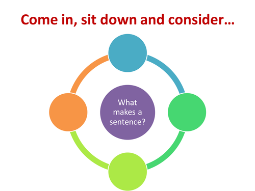What makes a sentence? Literacy