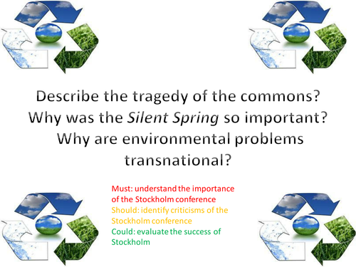 Stockholm Conference - Lesson 2 Environment