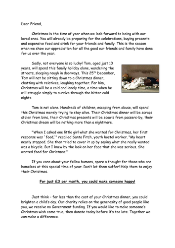 Christmas Carol Lesson PP Charity