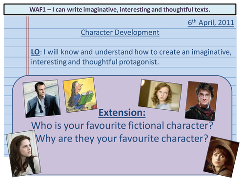 Character Development - Level 6 to Level 7