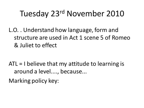language, form and structure in Act 1 scene 5 R&J