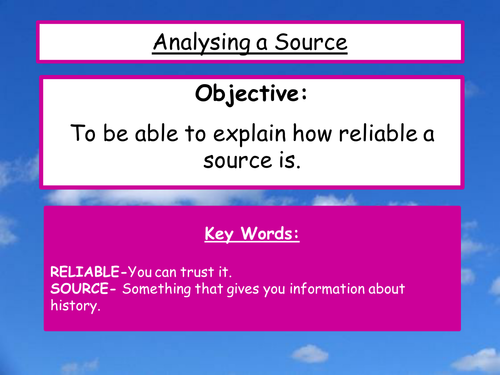 Slavery - Full lesson PP - Analysing A Source