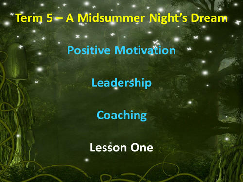 Introduction to Midsummer Night's Dream - Shakespe