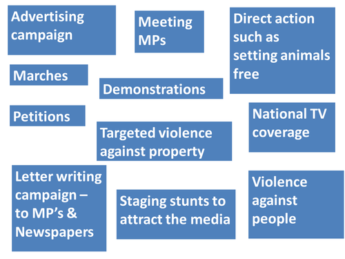 Pressure Groups and Parliament - revision