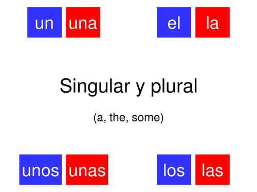 Singular and plural articles with animals