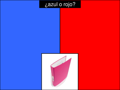 Backpack vocabulary – gender practice activity