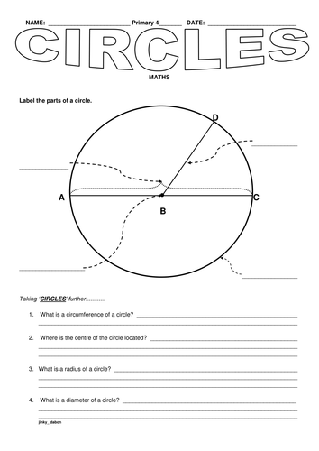 KS1 Parts of a Circle