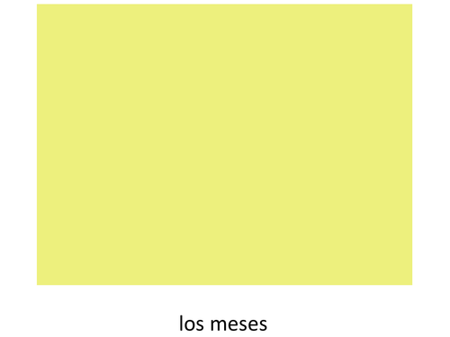 Introduction of months of the year & practice