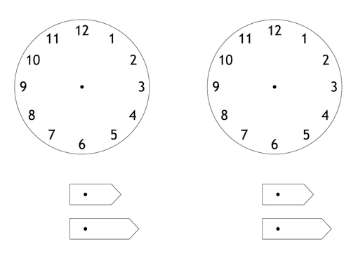 Telling the time practice activity - listening